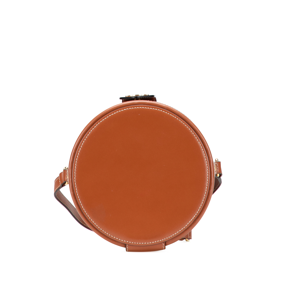 Pre-Loved Celine Medium Triomphe Coated Canvas Tambour Crossbody - Picture 3 of 12